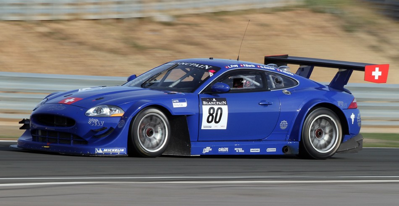 Illustration for article titled I don't know why I'm so surprised, but people are still racing the Jaguar XK in the Blancpain GT series.
